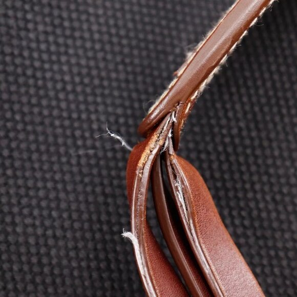 CELINE logo Tote Bag black/Brown canvas Women - Picture 13 of 16